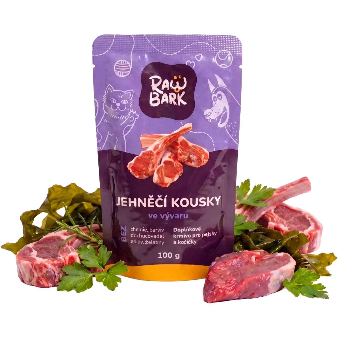 Jehněčí kousky ve vývaru