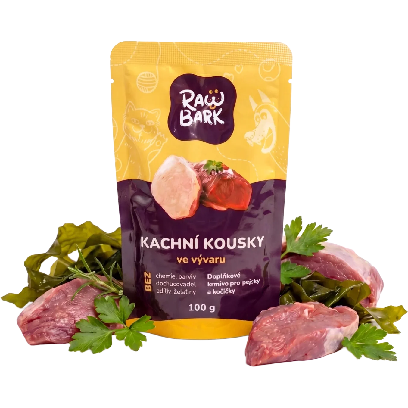 Kachní kousky ve vývaru
