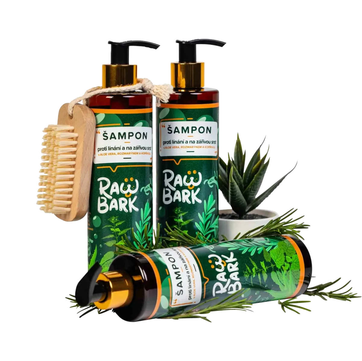 Šampon proti línání a na zářivou srst