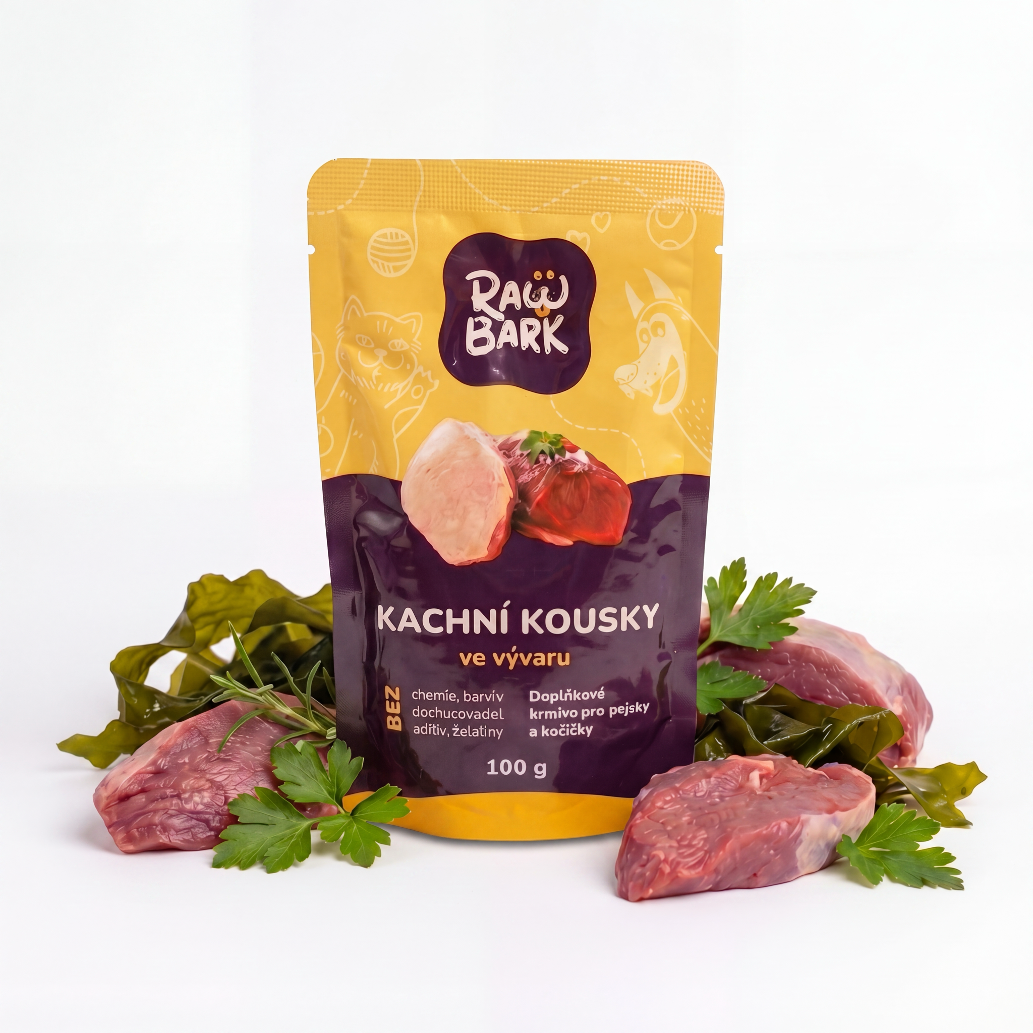 Kachní kousky ve vývaru