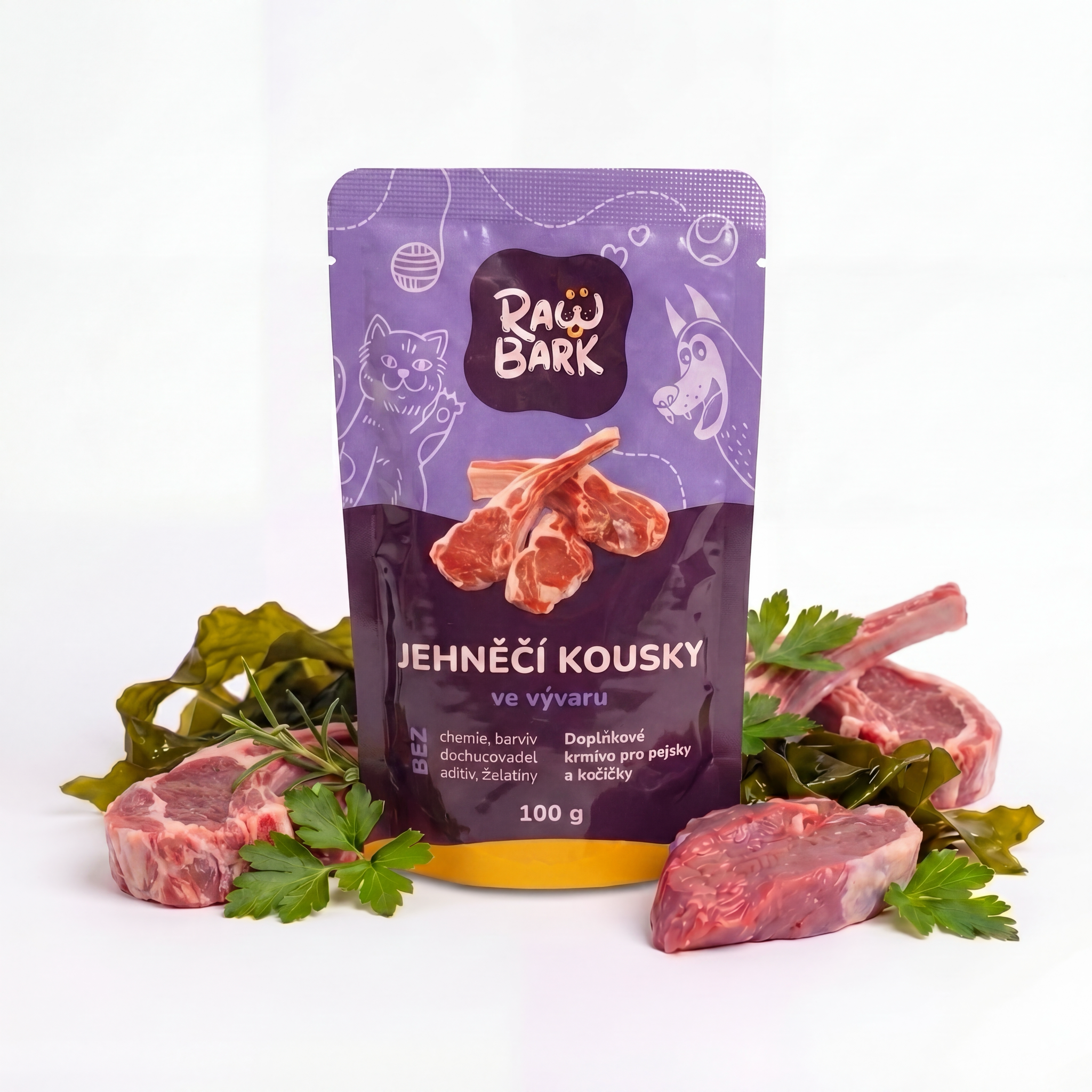 Jehněčí kousky ve vývaru